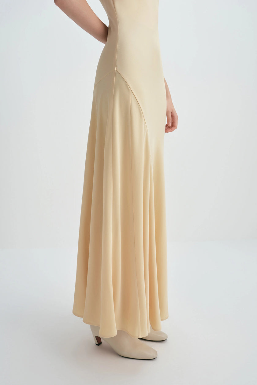 Colette Maxi Dress Pastel Yellow