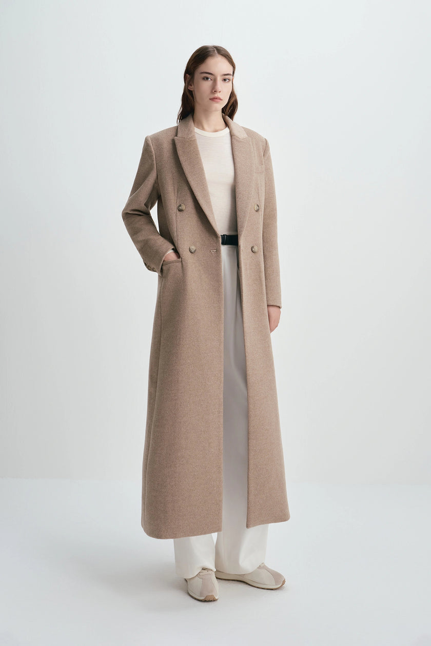 Ansel Wool Coat Mocha