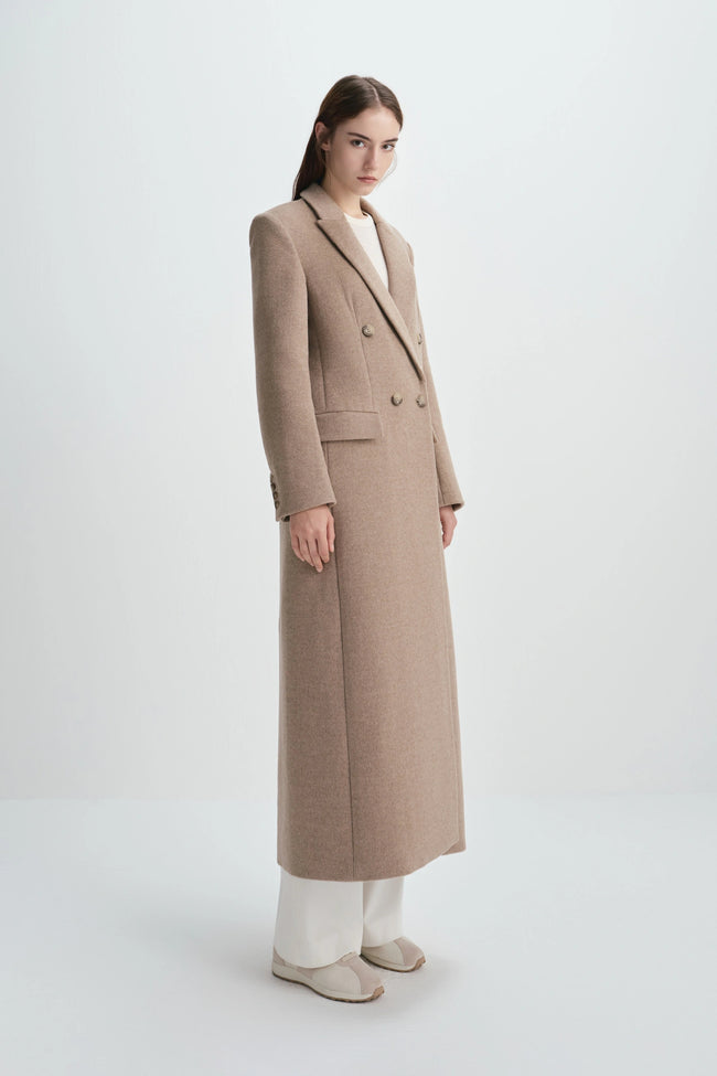 Ansel Wool Coat Mocha