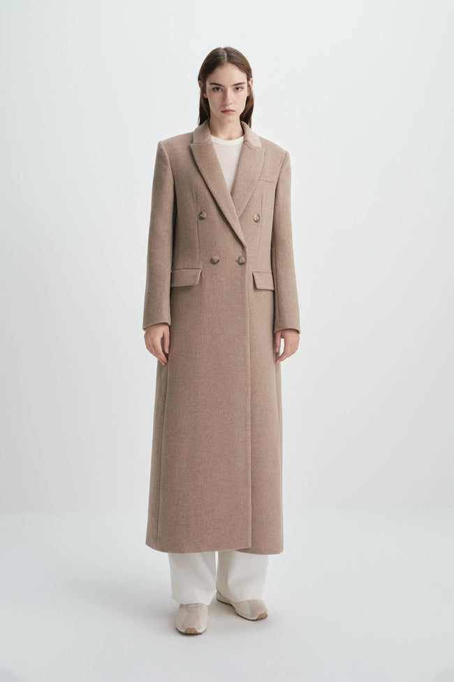Ansel Wool Coat Mocha