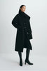 Kole Scarf Handmade Coat Black
