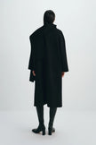 Kole Scarf Handmade Coat Black