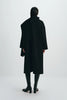 Kole Scarf Handmade Coat Black