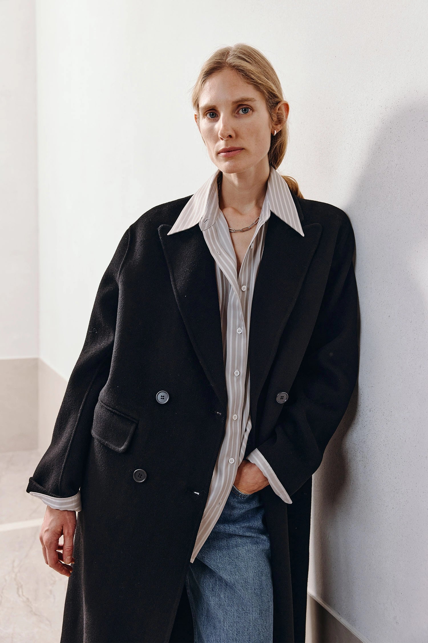 Teo Handmade Coat Black