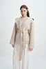 Lyndi Hoody Handmade Coat Creme
