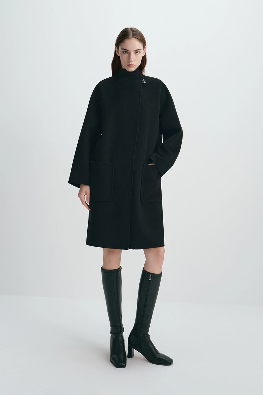 Dionis Pocket Coat Black