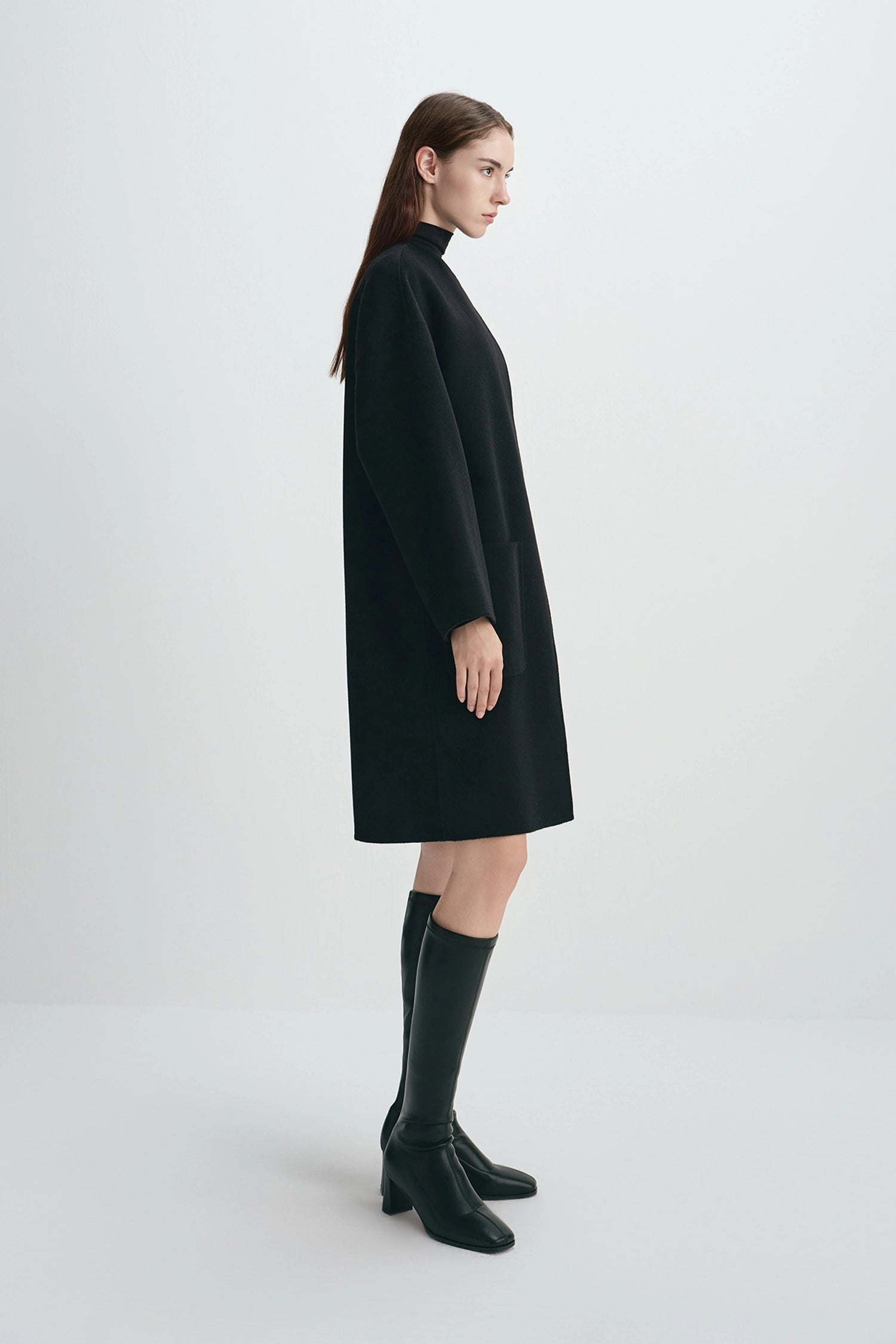 Dionis Pocket Coat Black