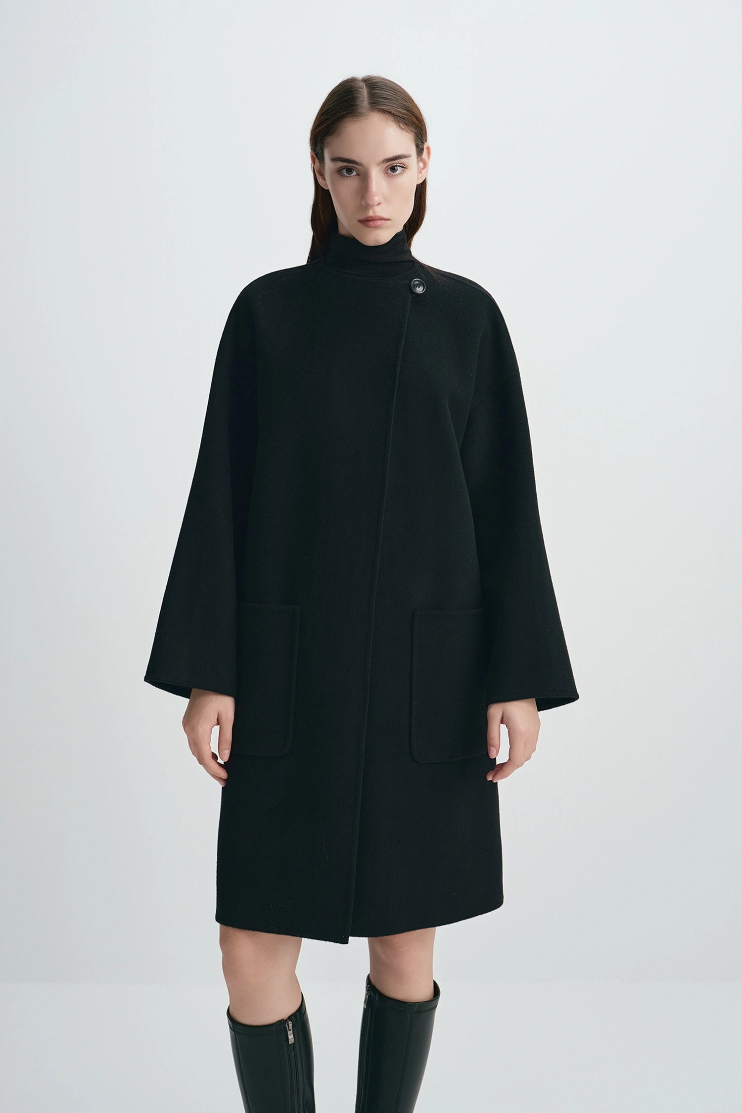 Dionis Pocket Coat Black