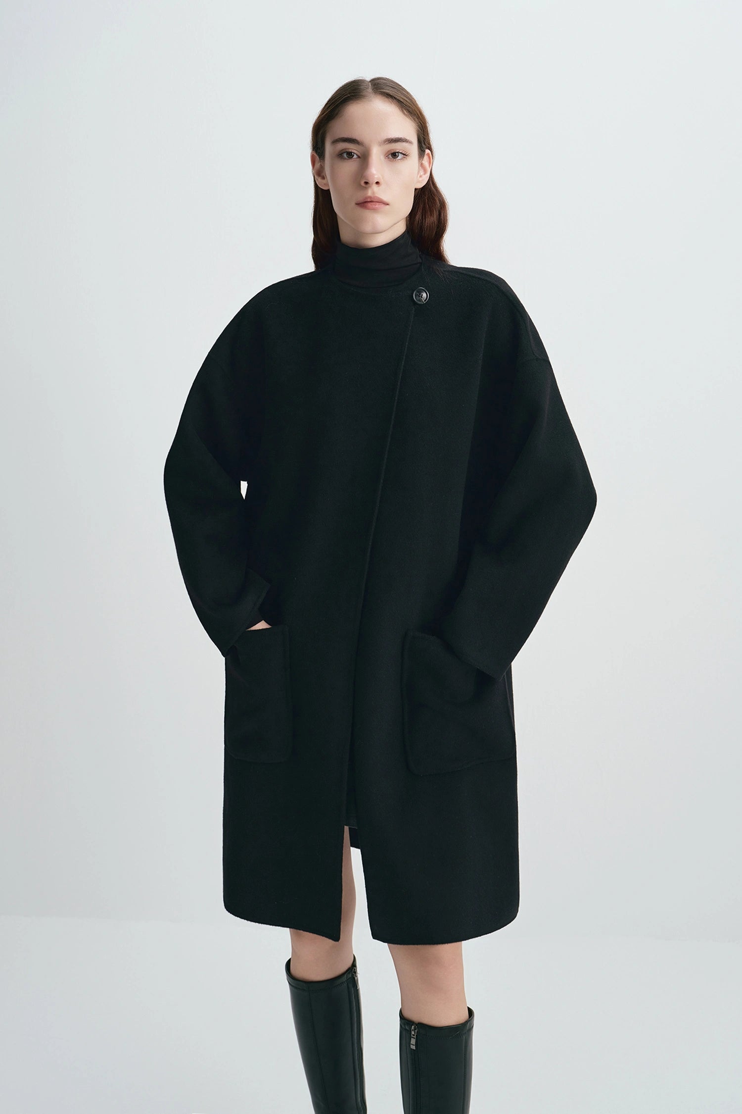 Dionis Pocket Coat Black