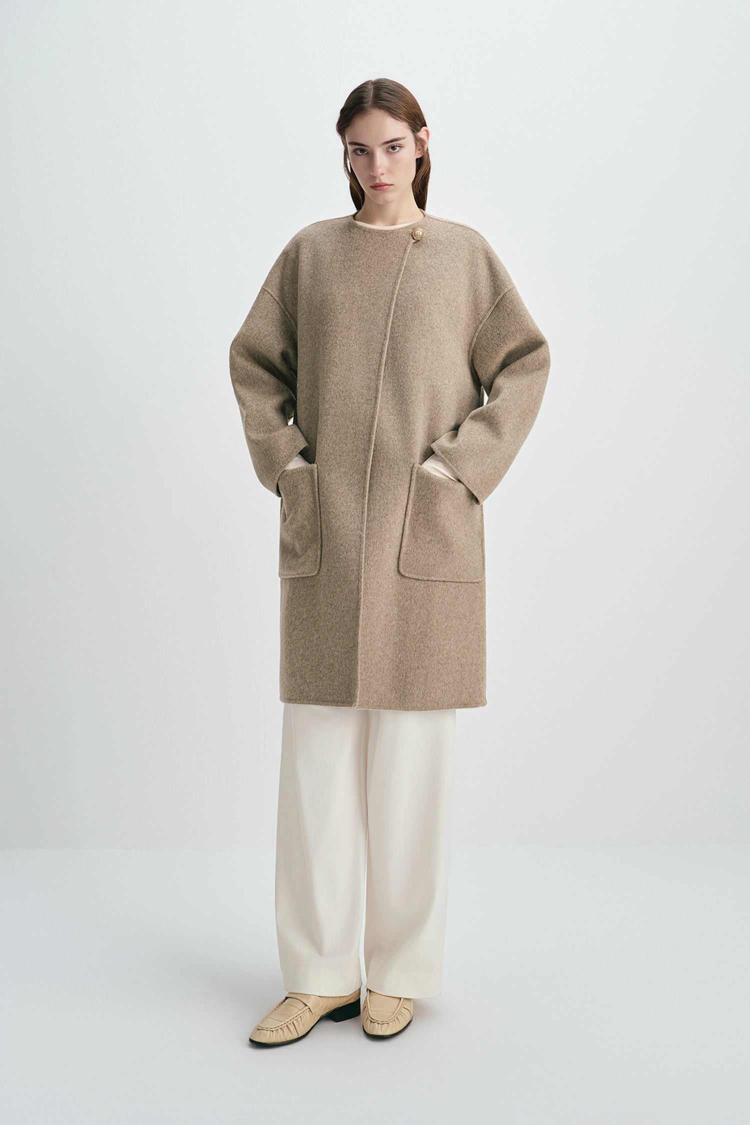 Dionis Pocket Coat Oak