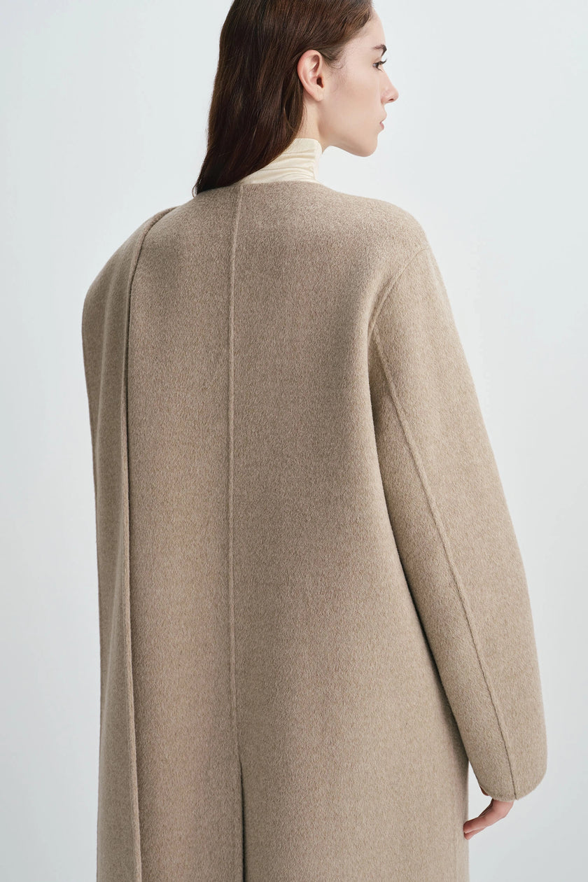 Milagros Scarf Handmade Coat Oak