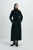 Alfie Belted Handmade Coat Black