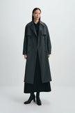 Gavin Trench Coat H.Charcoal