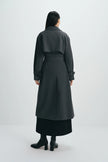 Gavin Trench Coat H.Charcoal