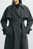 Gavin Trench Coat H.Charcoal