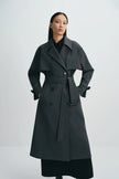 Gavin Trench Coat H.Charcoal