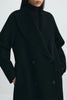 Rahi Double Breast Coat Black