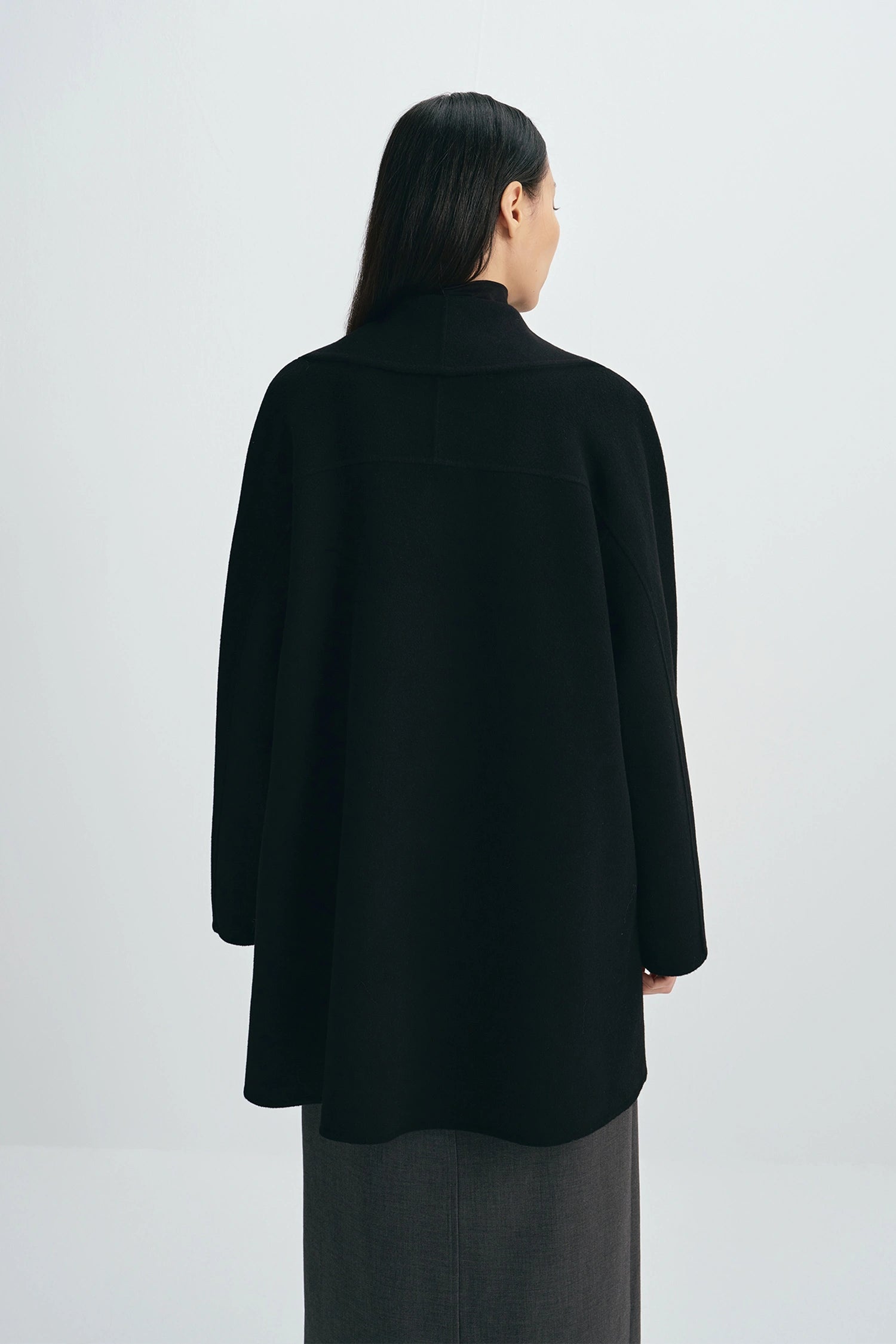 Rahi Double Breast Coat Black