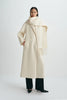 Greta Scarf Coat Creme