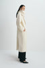 Greta Scarf Coat Creme