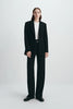 Gala Single Breast Blazer Black