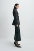 Roan Belted Wool Blazer H.Charcoal