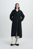 Astra Midi Anorak Jacket Black