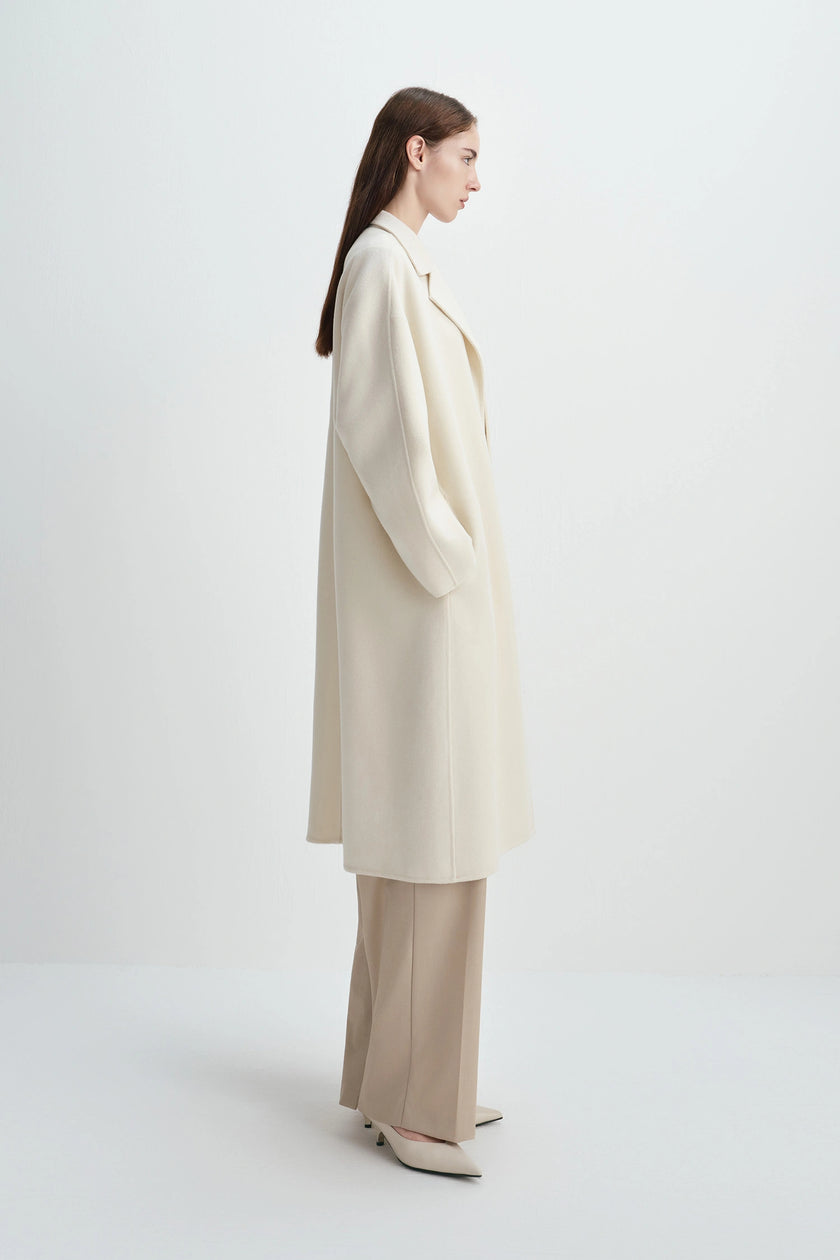 Talia Handmade Coat Cannoli Cream