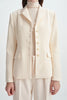 Kemi Button Front Blazer Buttercream