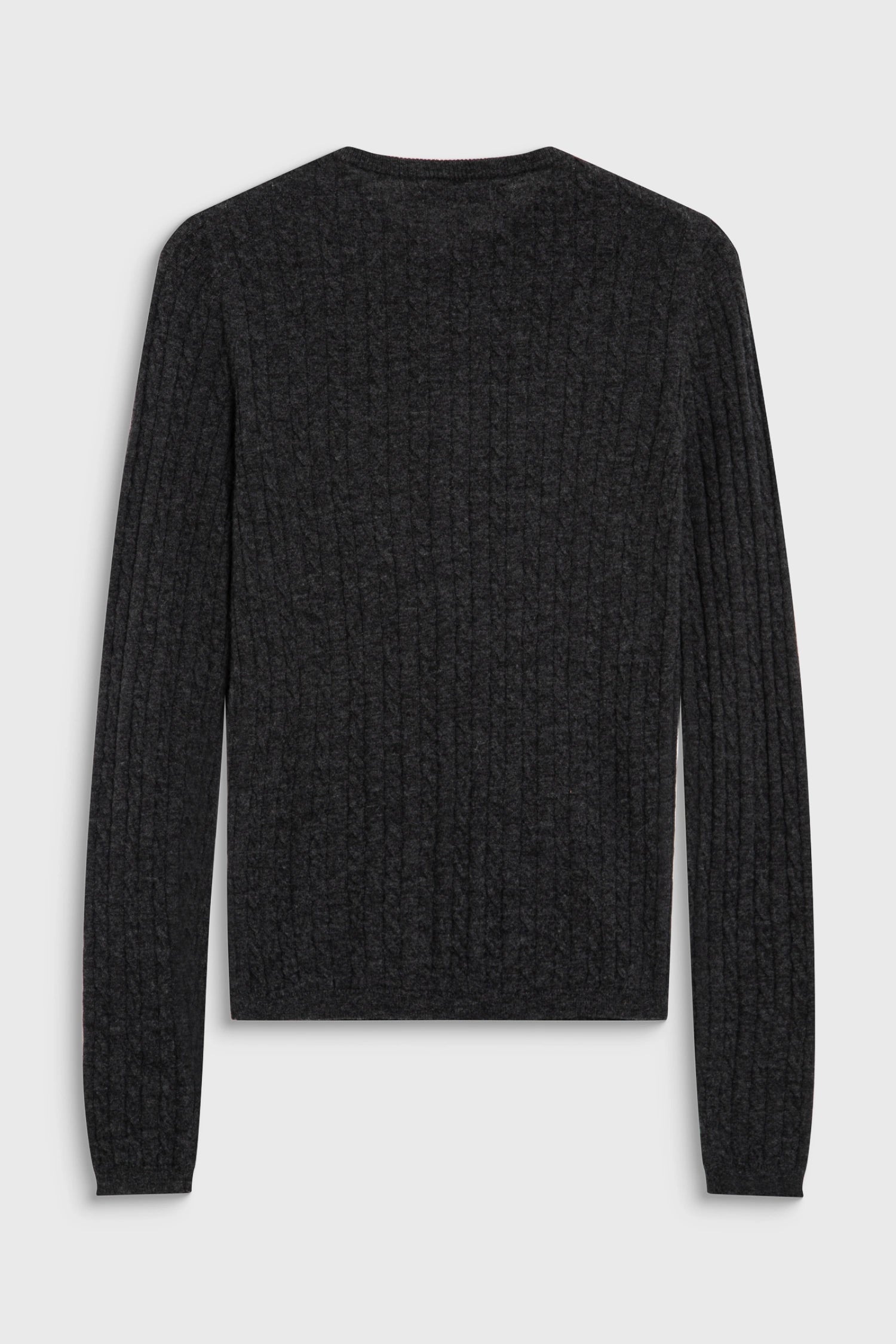 Richie Button Up Cable Sweater-H.Grey