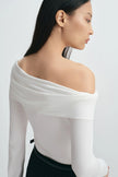 Shai Off Shoulder Top White
