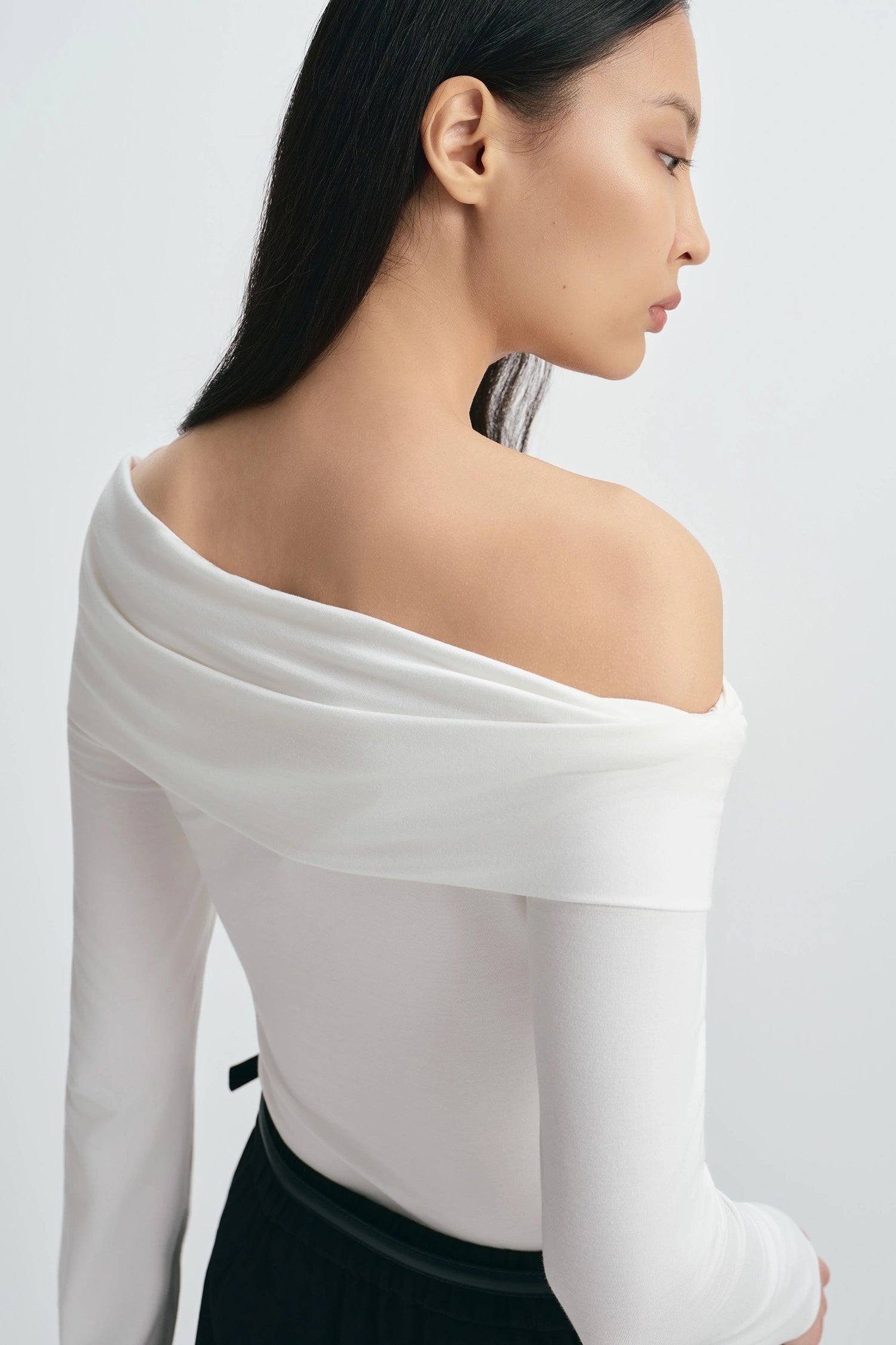 Shai Off Shoulder Top White