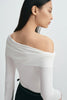 Shai Off Shoulder Top White