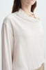 Bea Drape Neck Top Creme