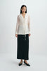 Ines Tie Waist Top Creme