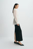 Ines Tie Waist Top Creme