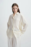 Zea Button Down Shirt Creme