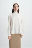 Samara Tie Neck Top Creme