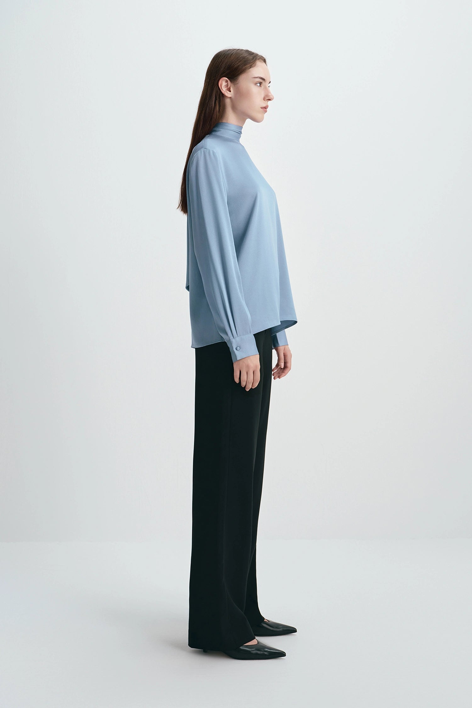 Samara Tie Neck Top Harbour