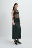 Ananya Beaded Lace Top Black