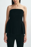 Ayla Strapless Top Black
