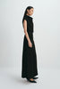 Tess Cowl Neck Top Black