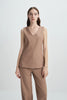 Jesi V-Neck Top Oak