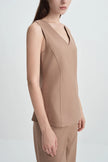 Jesi V-Neck Top Oak