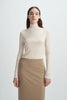 Nicola Turtleneck Top Buttercream