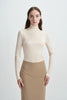 Nicola Turtleneck Top Buttercream