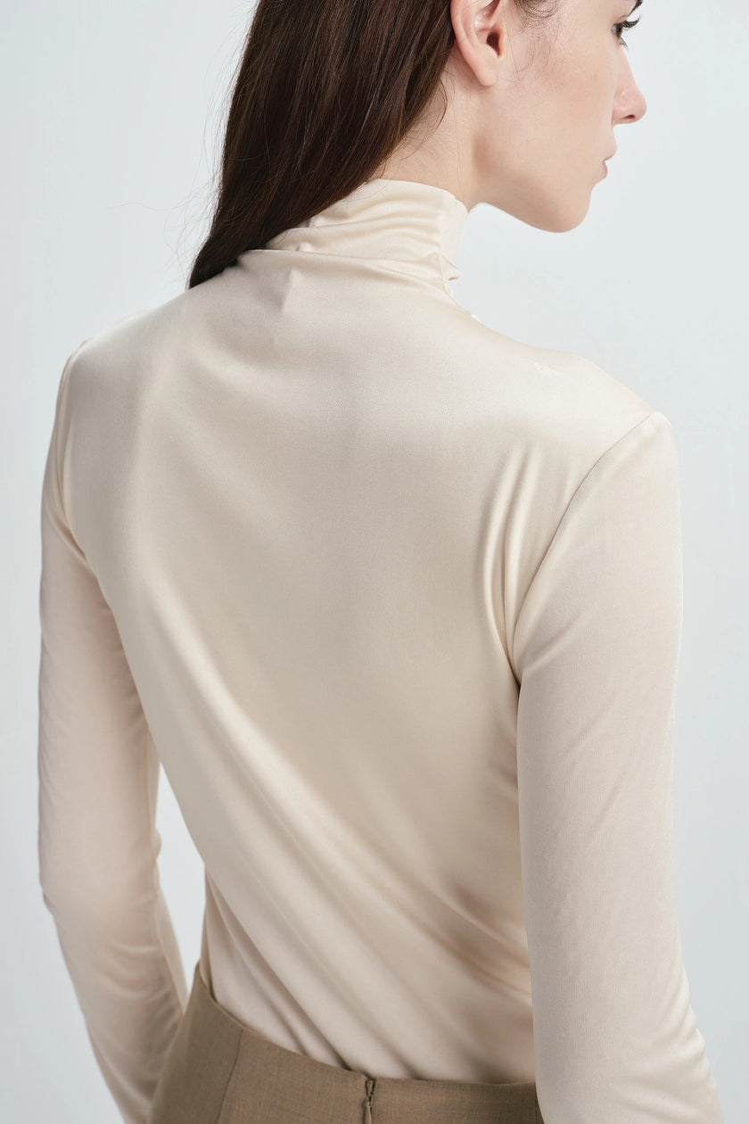 Nicola Turtleneck Top Buttercream