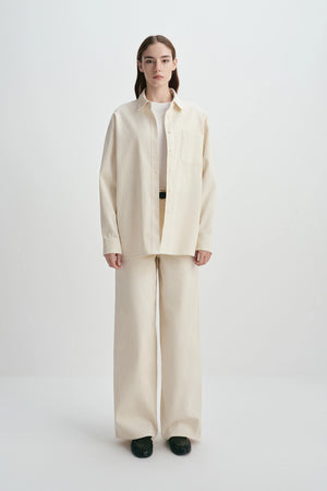 Roy Corduroy Shirt Cannoli Cream