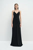 Louna Lace Cami Longline Dress Black