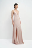 Maëva High Slit Maxi Dress Blush